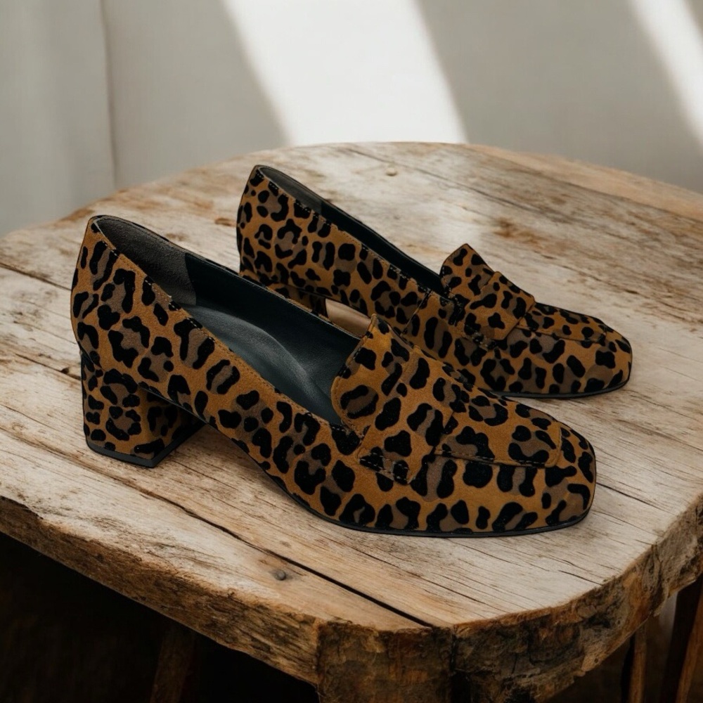 Paul Green Winona Pump Heels Leopard Print 5